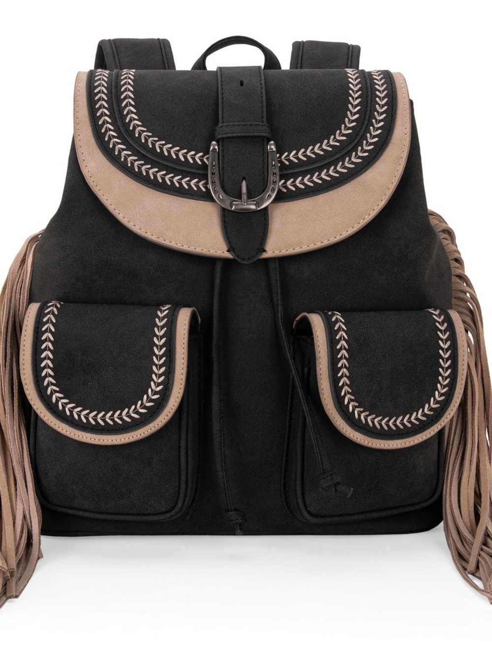 MW1289-9110 Montana West Fringe Buckle Collection Backpack
